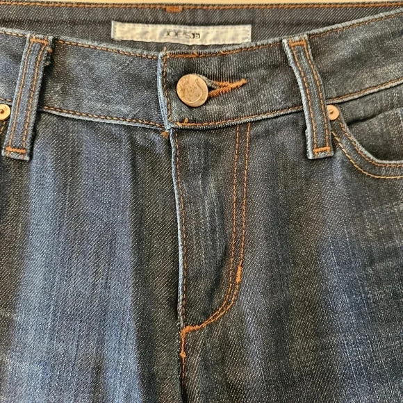 Joe's Jeans Anthropologie Honey Fit Low Rise Dark Denim Hale Wash Bootcut Sz 26. - Picture 10 of 16